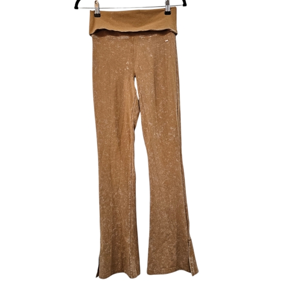 Victoria's Secret Pink High Waist Foldover Flare Leggings Size S - Picture 2 of 9